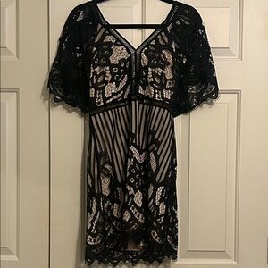 Elegant Black Lace Dress for formal occasions